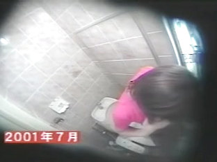 Hidden Toilet Spy Cam Shoots Girl Masturbating And Pissing