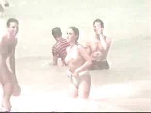 Topless Teen Girl - Beach Video