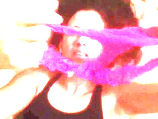 Brazilian Wearing Roommate's Panties