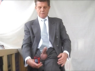 Jerking Off In Suit And Tie
