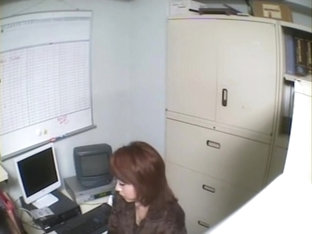 Naughty Jap Sucks Of Her Boss In Voyeur Office Sex Video