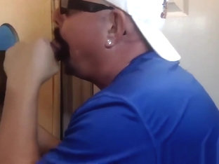 Big Cock Delivers At The Gloryhole