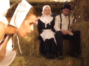 Amish Girl Gets Bred In A Barn