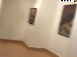 Hot Sucking Action By Young Couple Right In The Museum