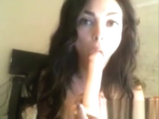 Teen Ashley Playing With Dildo In Her Room