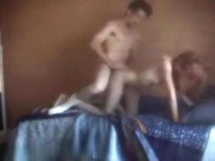 Slender wife is filmed during sex