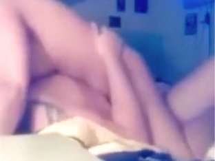 Brunette Sucks And Wildly Rides Her BF On The Bed