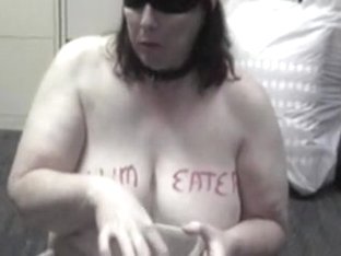 My tractable wench cum eater