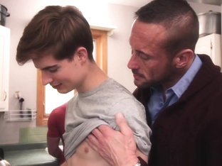 Horny twink rides dick bareback