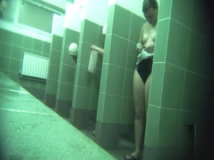 Hidden cameras in public pool showers 1040