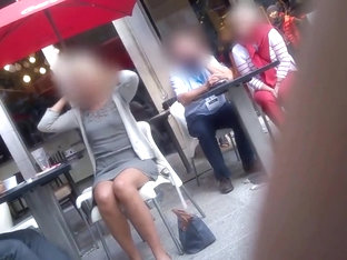 Sexy Legs Miniskirt Dress Candid At Public Place