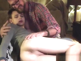 Straight teen turns twink and gets a cumshot