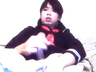 ASAIN LADYBOY SCHOOLGIRL SOLO