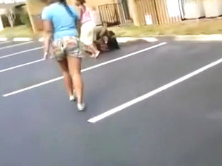Trashy Black Women Fighting At The Apartment Complex