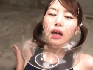 Adorable Japanese Chicks Getting Their Faces Sprayed With Hot Semen