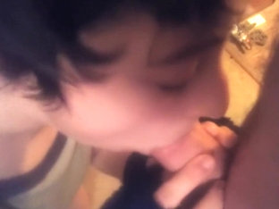 Sucking my Owner's cock