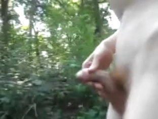 Totally naked in the forest