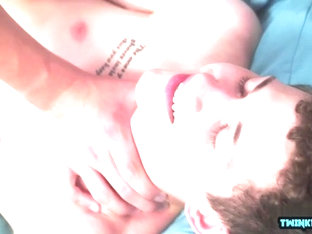 Hot twinks bareback and facial cum