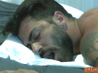 Muscle bear interracial and cumshot