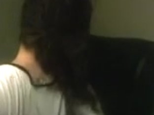 Thick White Hotty Riding Dark Dong