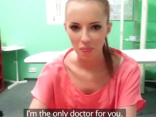 Fakehospital Hot Brunette Craving The Doctors Big Cock