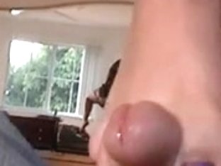 Blond Gal Foot Masturbation