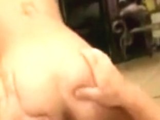 Stuffing her cookie with a sex tool during the time that her gazoo gobbles up his ding-dong