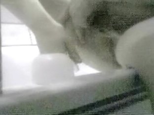 Washing my nice twat in the shower