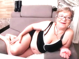 Busty granny being naughty - FREE REGISTER www.camgirlx.tk