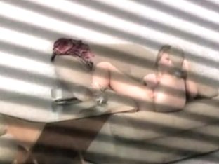 Nude Amateur Spied In Arm Chair Masturbating The Cunt