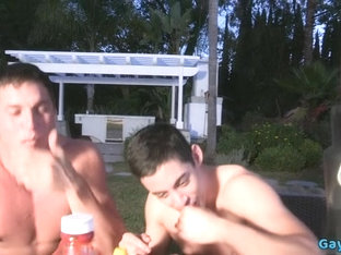 Big dick gay anal sex with cumshot