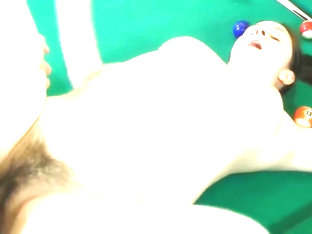 Fucking Sexy Hot Girl on the Pool Table