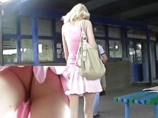 Hot strangers sexy upskirt view