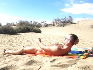 Jerking Off In The Dunes Of Gran Canaria Vadim Romanov