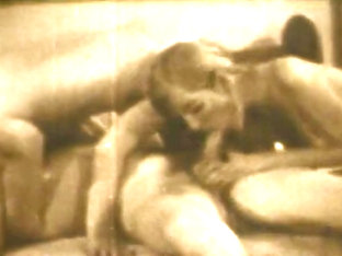 Vintage Hairy Muf Fucked Hard During A Threesome