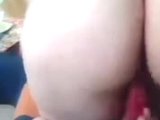 Pale BBW Teen Plugs Her Cunt With A Toy On Chat Cam