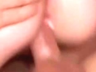 Amateur Girl Eats Her Cum!