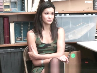 Teen thief face spunked