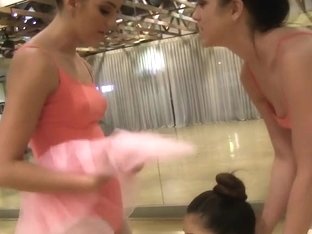 These sexy ballerinas are lesbians