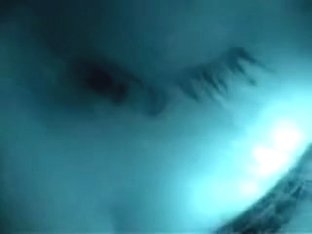 Hawt non-professional couple sex under blue lights