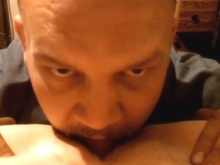 My lover licking with lust my cunt