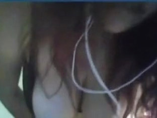 girl with huge boobs on skype (with sound)