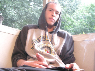 A Smoke  A Cock Stroke - Jake Reid - StraightNakedThugs