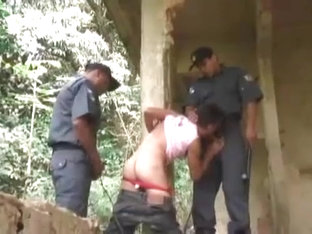 twink has fun with 2 policemen