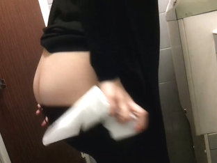 Long Haired Amateur Pissing And Getting Booty Spied