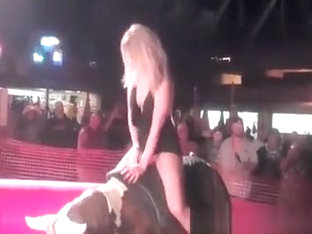 Mechanical Bull Thong Flash