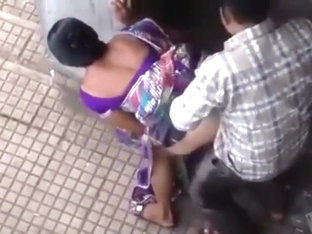 Public Doggystyle Quickie With An Indian Girl