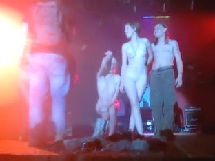 Enthralling Maids Go Completely Naked On The Stage