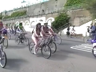 Rare Footage Of The World Naked Bike Ride
