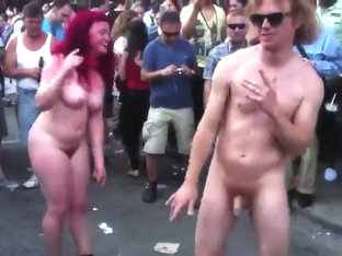 Naked Dance Party In The Streets Keeps Growing